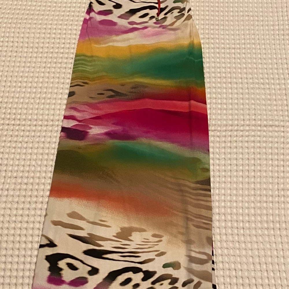 Omg 🤩 head turning brand new w/tags Rise up halter maxi dress from F.N 4 woman - Picture 11 of 13